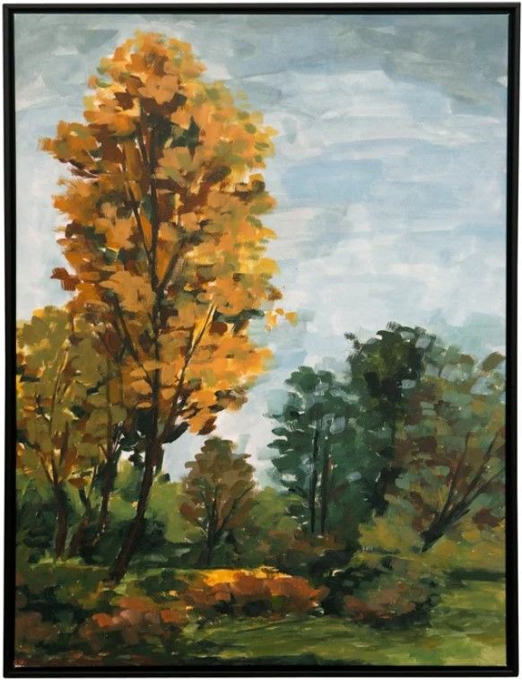 Stylecraft Ochre Autumn Meadow Wall Art-0