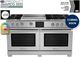 Bluestar® 60" Stainless Steel Pro Style Dual Fuel Range-1