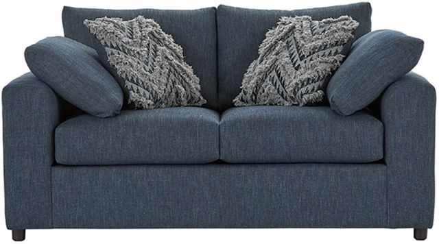 Hughes Furniture® 24500 Lilou Denim Loveseat-0