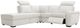 Fornirama Classic White Reclining Sectional-1