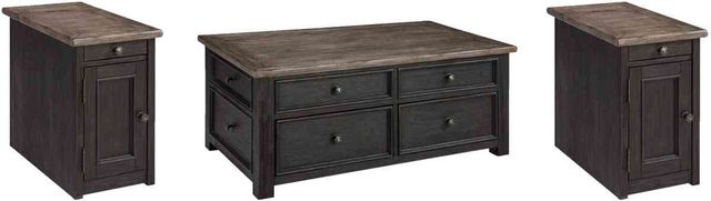 Signature Design by Ashley® Tyler Creek 3-Piece Grayish Brown/Black Living Room Table Set-0