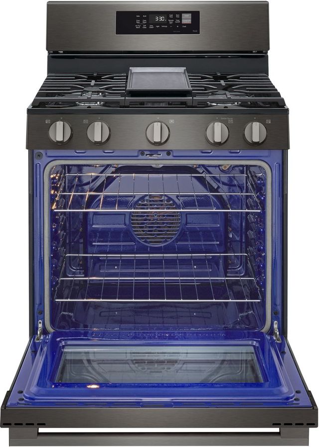 LG 30" Black Stainless Steel Probake Convection® Freestanding Gas Range with  Air Fry and EasyClean®-1