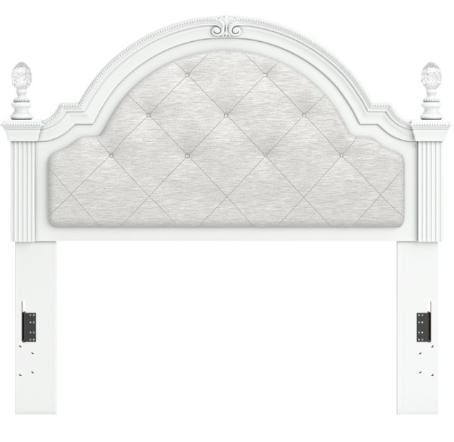 Signature Design by Ashley® Kozlani White Full Upholstered Panel Headboard-0
