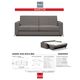 Korson Furniture Marche Gray Queen Size Sofa Bed-2