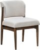 LH Home Fritz Athens Chestnut/Linen Taupe Dining Side Chair-0