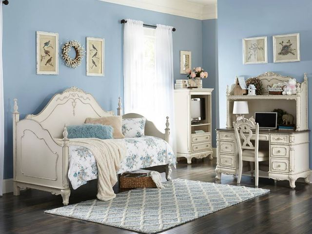 Homelegance® Cinderella Antique White/Gray Youth Daybed-1