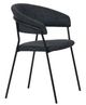 VIG Furniture Modrest Marlynn 2-Piece Dark Gray Dining Chair Set-0