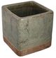 A & B Home Slate Gray 8" Square Ever Planter-0