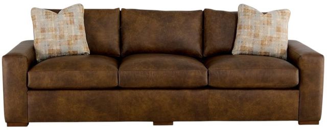 Craftmaster® Customizable CM Leather Finn 3 Over 3 Sofa-1