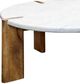 Harp & Finial® Noland Walnut/White Coffee Table-1