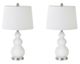 Olliix by 510 Design Covey 2 White Table Lamp Set-0