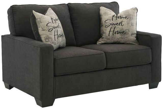 Signature Design by Ashley® Lucina 3-Piece Charcoal Living Room Seating Set-2