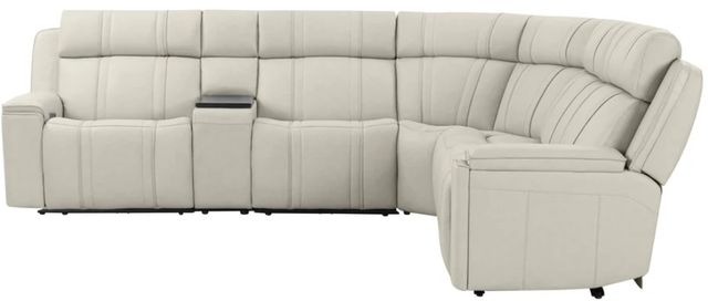 Parker House® Sausalito 6-Piece Platinum Envy Power Reclining L-Shape Sectional-4