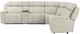 Parker House® Sausalito 6-Piece Platinum Envy Power Reclining L-Shape Sectional-4