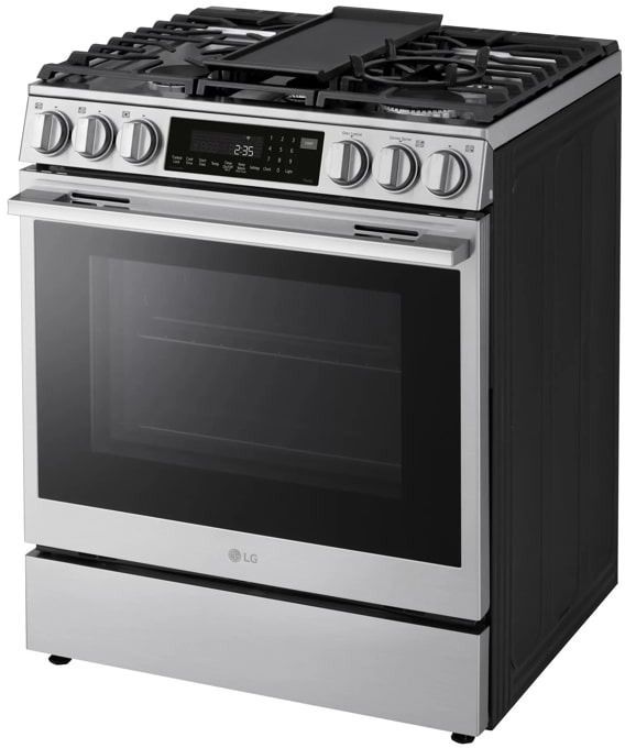 LG 30" PrintProof® Stainless Steel Slide In Gas Range-8
