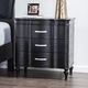 Furniture of America® Melodi Parc 4-Piece Black Queen Bedroom Set-4
