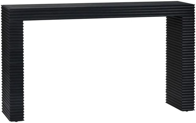 Crestview Collection Hendrix Black Console Table-0
