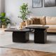 Northfield Living 2-Piece Black Occasional Table Set-3
