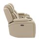 Leather Touch Power Zero Gravity Loveseat with Cooler Console and power headrest -2