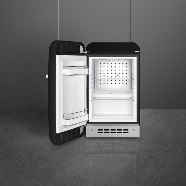 Smeg Retro Style 16" 1.3 Cu. Ft. Black Compact Refrigerator-1