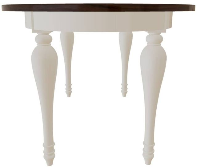 Mavin Customizable Round Extendable Dining Table with 2 Leaves-2
