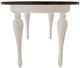 Mavin Customizable Round Extendable Dining Table with 2 Leaves-2