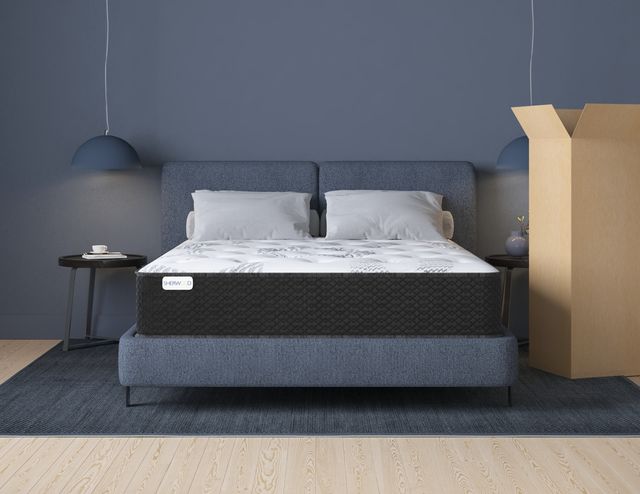 Sherwood® Bedding XXV Manhattan Nyx 12" Hybrid Firm Tight Top King Mattress in a Box-1