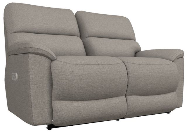 La-Z-Boy® Brooks Stone Power Reclining Loveseat with Headrest and Lumbar-0