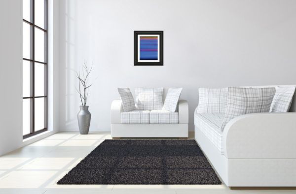 Classy Art Abstract Blues by Mark Baker Wall Art-3