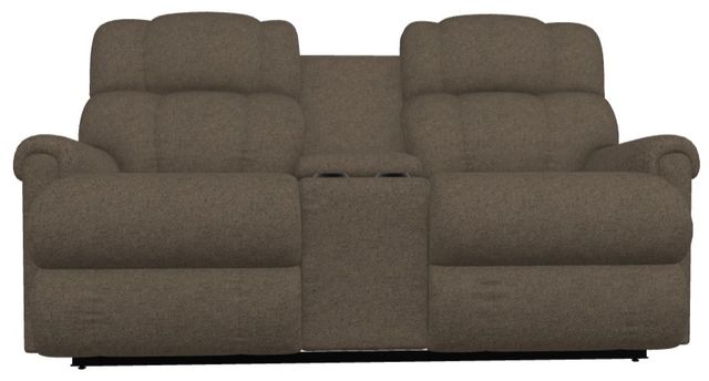 La-Z-Boy® Pinnacle Java Power Wall Reclining Loveseat with Headrest and Console-1