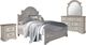 Liberty Furniture Magnolia Manor 4-Piece Antique White King Panel Bedroom Set-0