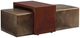 Lexington Home Customizable Broadway Leather Cocktail Ottoman with Slide-0