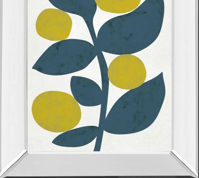 Classy Art Branch II by Chariklia Zarris Mirror Framed Wall Art-1