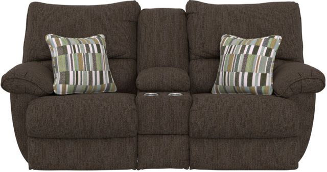 Catnapper® Lenny Chocolate Power Reclining Loveseat-2