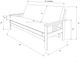 Kodiak Furniture Monterey Suede Peat/Barbados Full Futon with Mattress-4