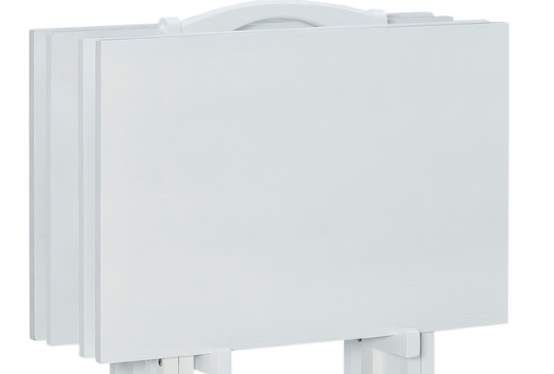 Powell® Barton Taneli 4-Piece White Tray Table Set -1
