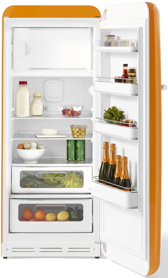 Smeg 50's Retro Style 9.9 Cu. Ft. Veuve Clicquot Compact Refrigerator-2