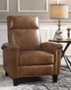 Mazin Furniture Weiser Brown Push Back Reclining Chair-4