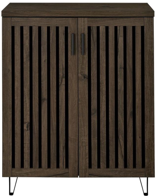 Coaster® Brixton Smoked Oak Shoe Storage Cabinet-1