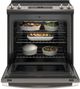 GE® 30" Slate Slide In Electric Range-2
