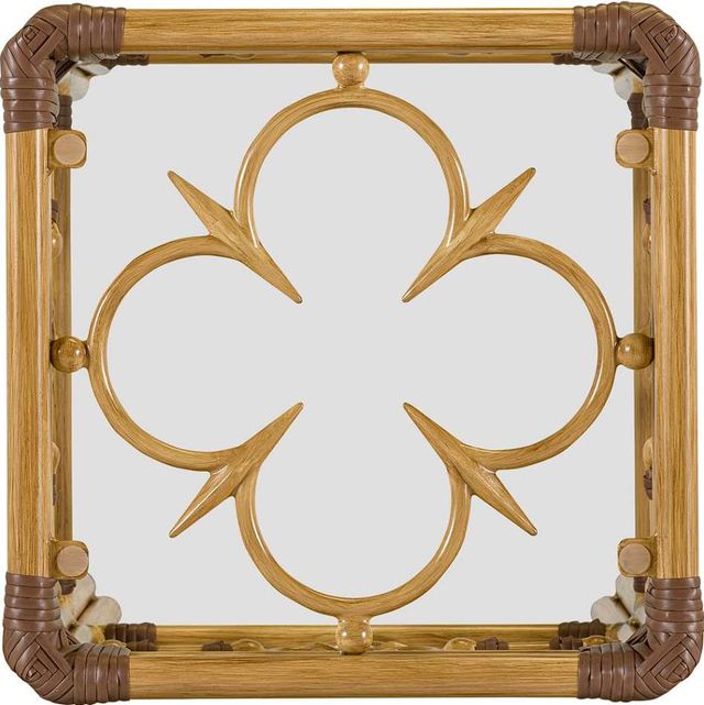 Lane Venture® Mimi by Celerie Kemble Raffia Square End Table-2