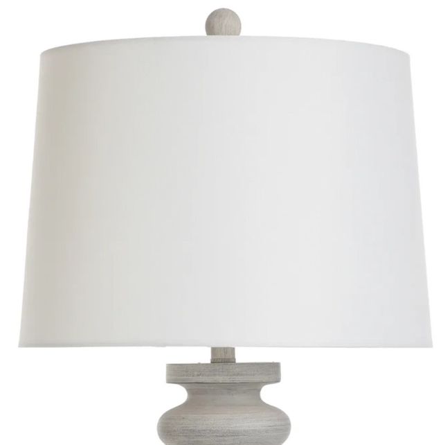 StyleCraft Grayson/Rubbed White Table Lamp-3