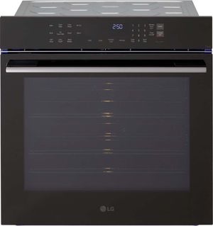 LG 24 inch Black Single Wall Oven