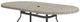 Homecrest™ Outdoor Living Customizable Shadow Rock Aluminum/Stone Oval Outdoor Dining Table with Hole-1