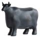 A & B Home Matte Black Cattle Figurine-0