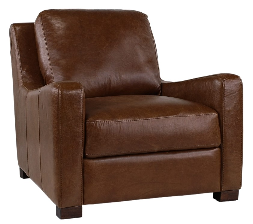 Soft Line 7740 Splendor Chestnut All Leather Chair | Miskelly