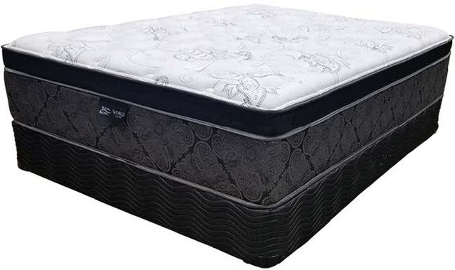 King Koil™ Fernando Hybrid Euro Pillow Top Queen Mattress-0