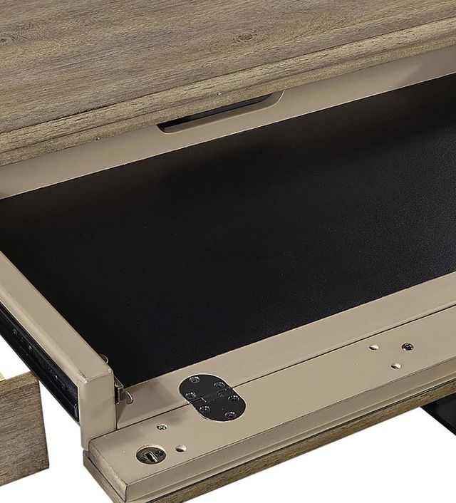 aspenhome® Trellis Black/Desert Brown Lift Desk-3