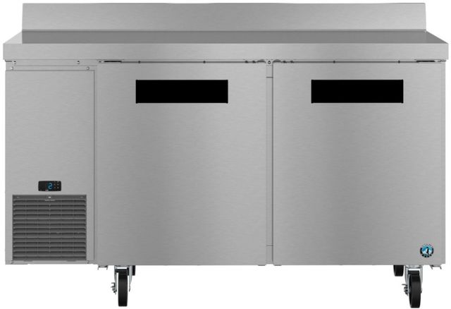 Hoshizaki Steelheart® 60" 17.22 Cu. Ft. Stainless Steel Two Section Side Mount Freezer with Stainless Doors-0