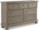 Signature Design by Ashley® Lettner 6-Piece Light Gray Queen Storage Sleigh Bed Set-3